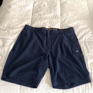 Men’s size 38 Navy Blue Hurley Shirts, EUC